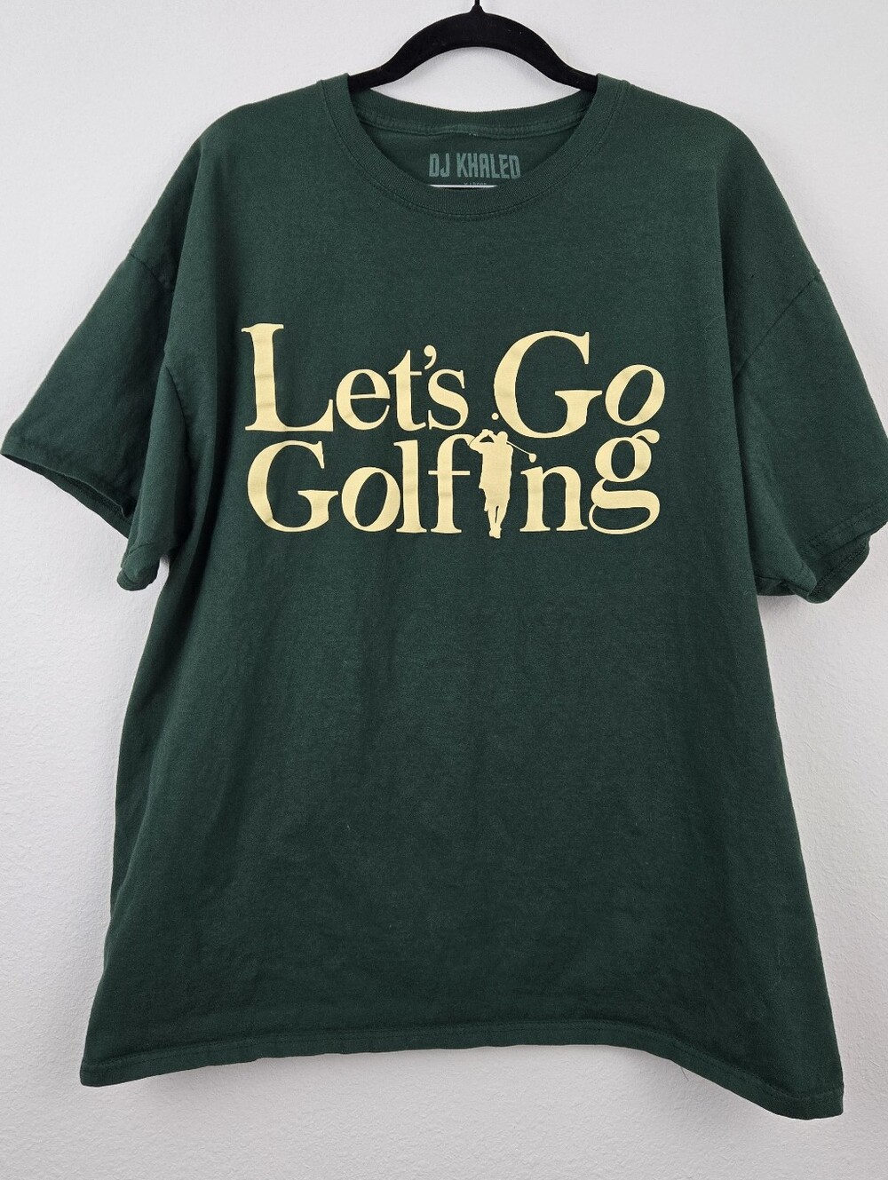 Green Dj Khaled Lets Go Golfing Short Sleeve Top